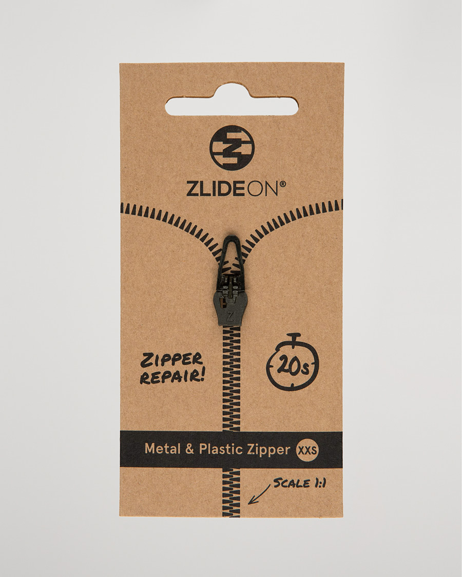 Herre |  | ZlideOn | Normal  Plastic & Metal Zipper Black XXS 