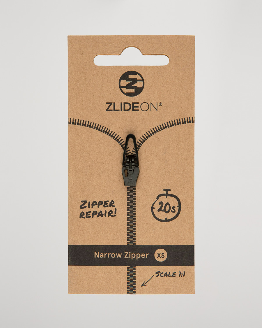 Herre | Pleie av plagg | ZlideOn | Narrow Zipper Black XS