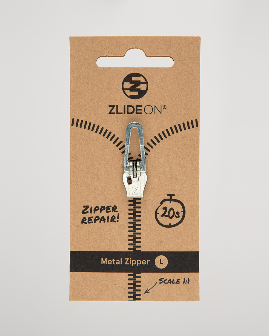 Herre | Pleie av plagg | ZlideOn | Normal Metal Zipper Silver L