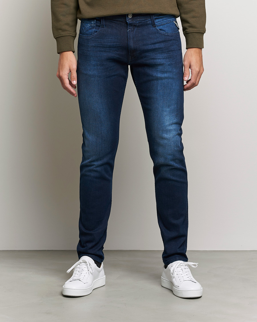 Herre | Jeans | Replay | Anbass Powerstretch Jeans Dark Blue