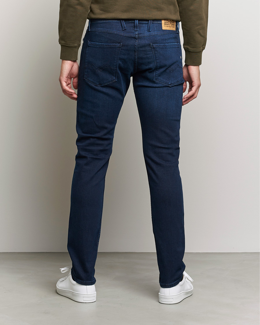 Herre | Jeans | Replay | Anbass Powerstretch Jeans Dark Blue