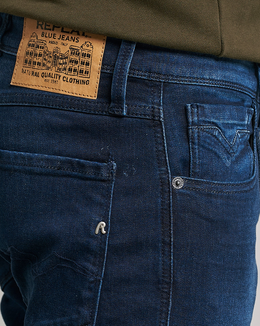 Herre | Jeans | Replay | Anbass Powerstretch Jeans Dark Blue