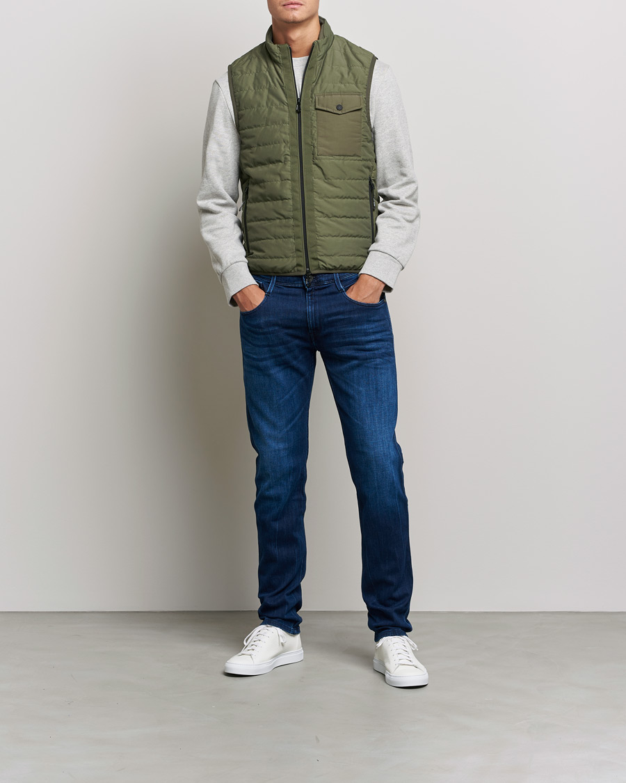 Herre | Jeans | Replay | Anbass X-Lite Stretch Jeans Dark Blue