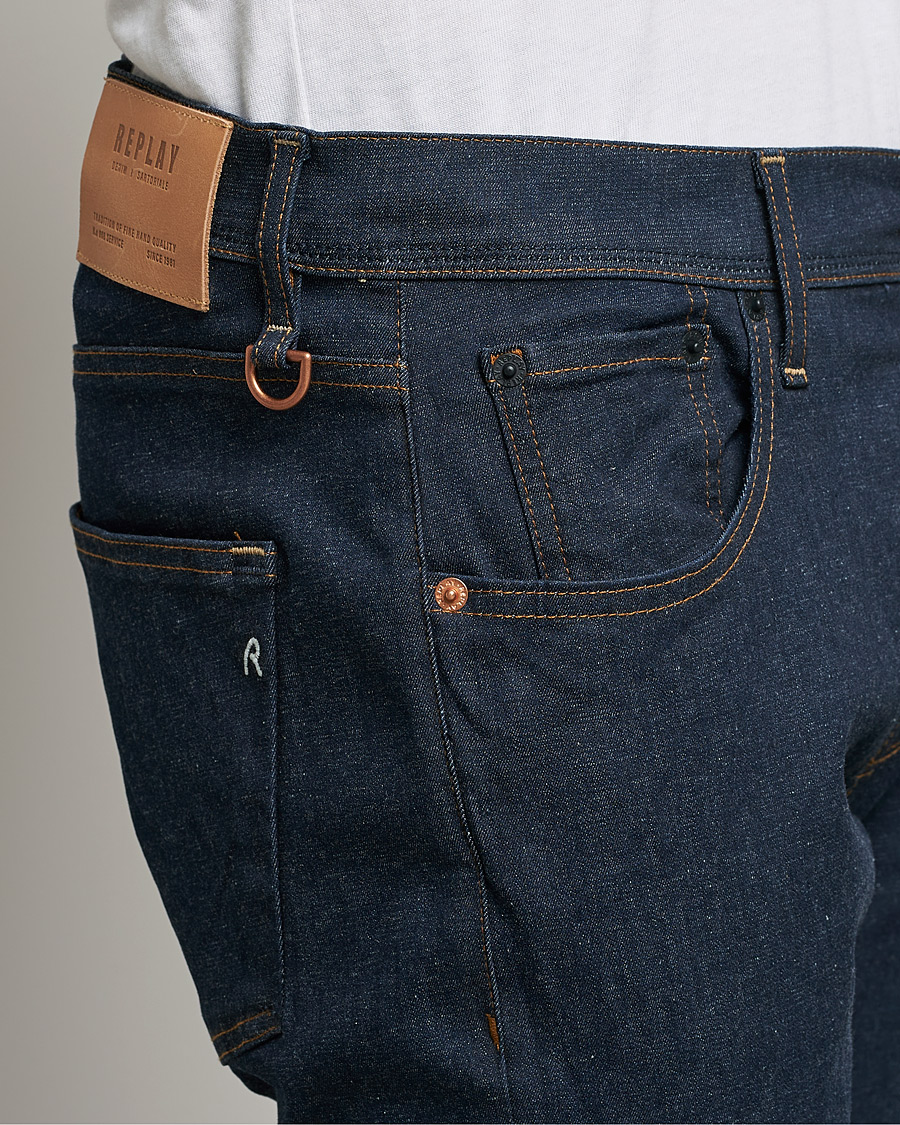 Herre | Jeans | Replay | Sartoriale Regular Fit Hyperflex Jeans Indigo Blue