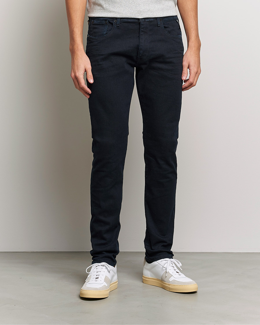 Herre |  | Replay | Sartoriale Regular Fit Hyperflex Jeans Blue Black