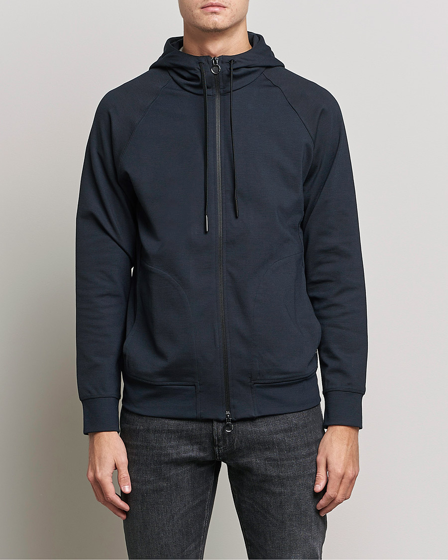 Herre | Gensere | Replay | Sartoriale Shiny Full Zip Hoodie Dark Blue