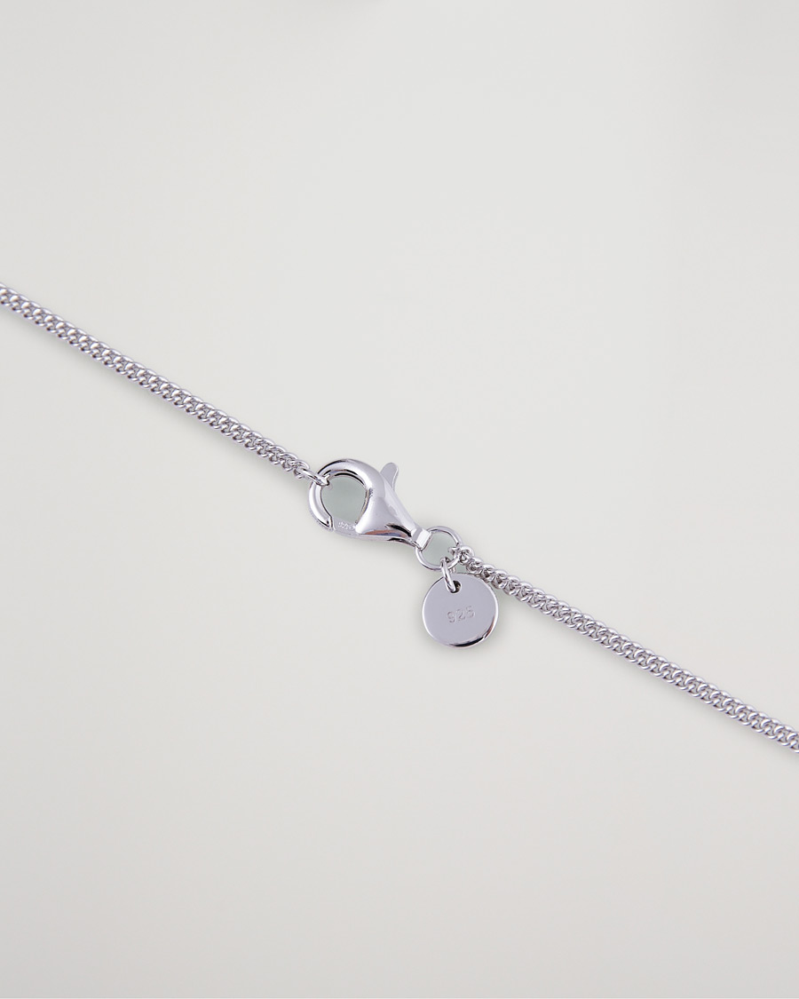 Herre | Smykker | Tom Wood | Curb Chain Slim Necklace Silver