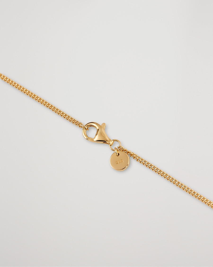 Herre | Tom Wood | Tom Wood | Curb Chain Slim Necklace Gold