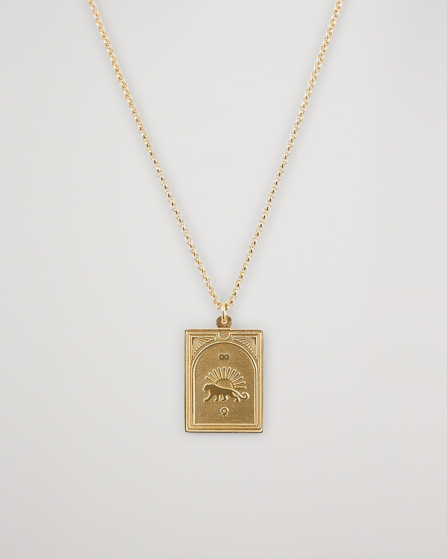 Herre |  | Tom Wood | Tarot Strength Pendant Necklace Gold