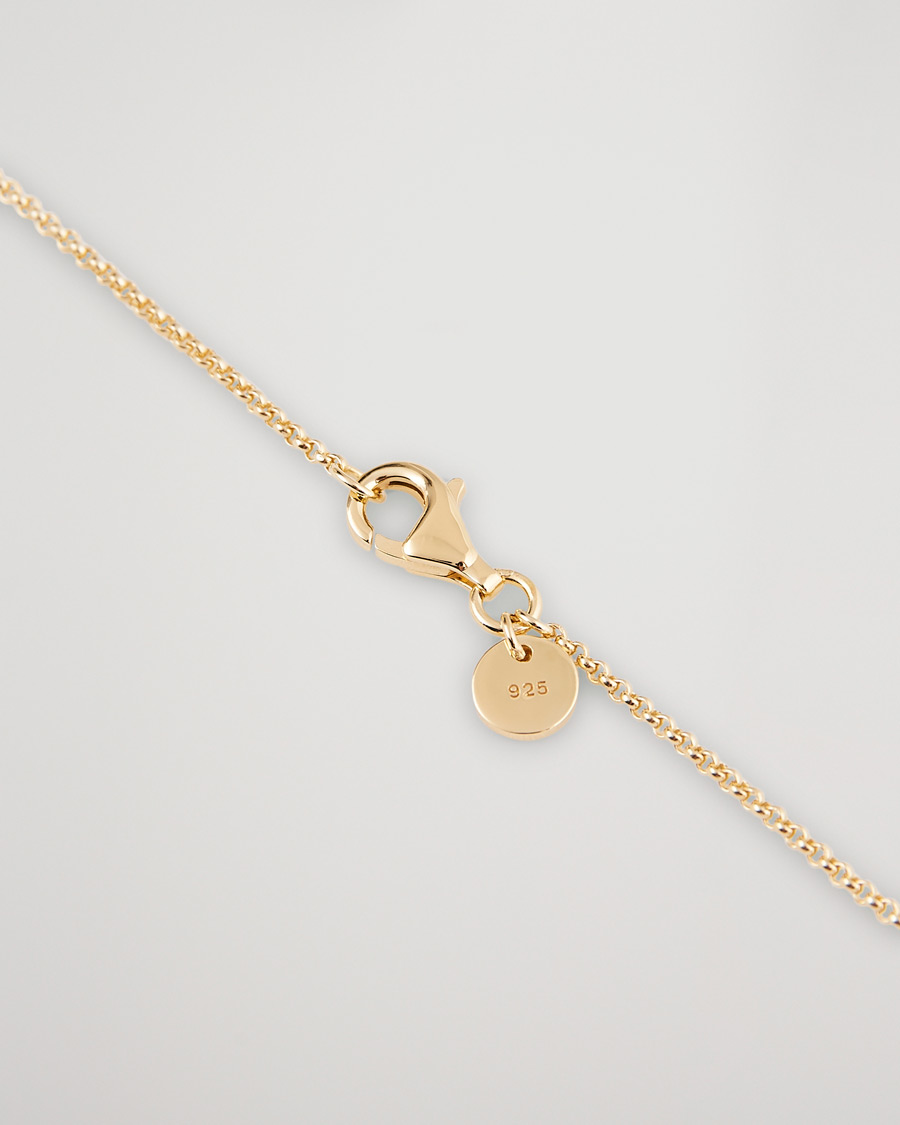 Herre | Tom Wood Tarot Strength Pendant Necklace Gold | Tom Wood | Tarot Strength Pendant Necklace Gold