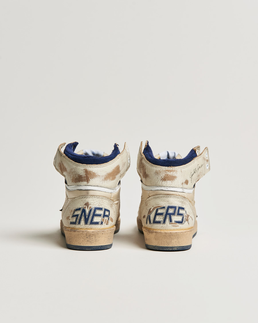Herre | Golden Goose Deluxe Brand Sky Star Vintage Basket Sneaker White/Dark Blue | Golden Goose | Deluxe Brand Sky Star Vintage Basket Sneaker White/Dark Blue