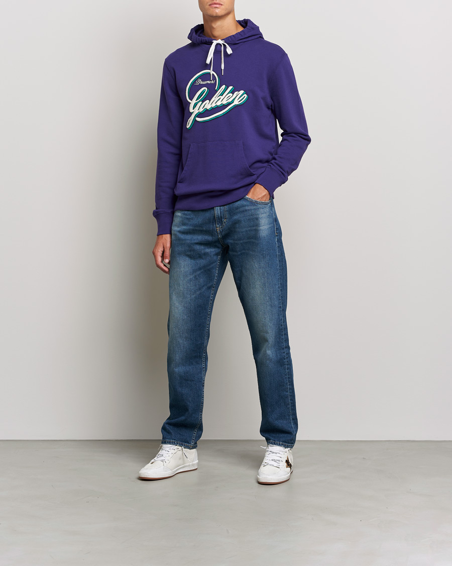 Herre | Gensere | Golden Goose | Deluxe Brand Journey Dreamers Hoodie Violet Indigo
