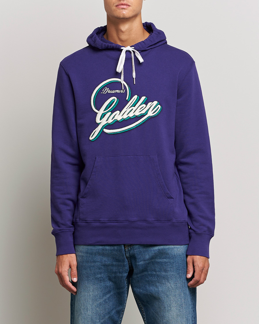 Herre | Gensere | Golden Goose | Deluxe Brand Journey Dreamers Hoodie Violet Indigo