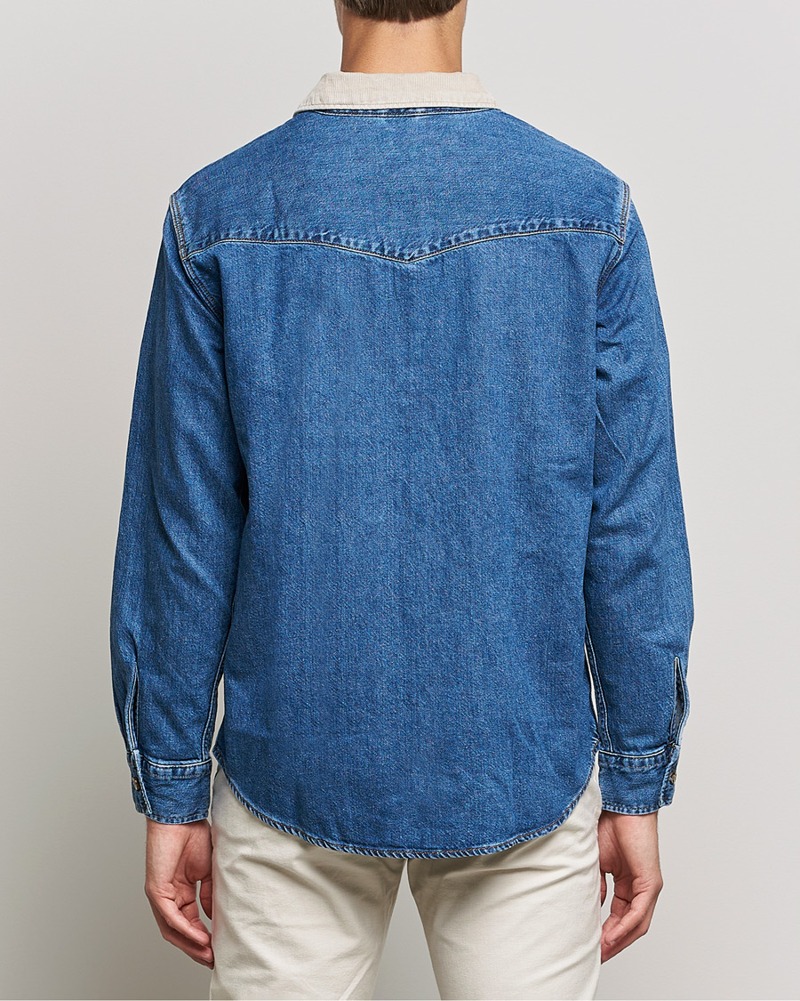 Herre | Skjorter | Levi's | Relaxed Fit Western Shirt Blue Stone Wash