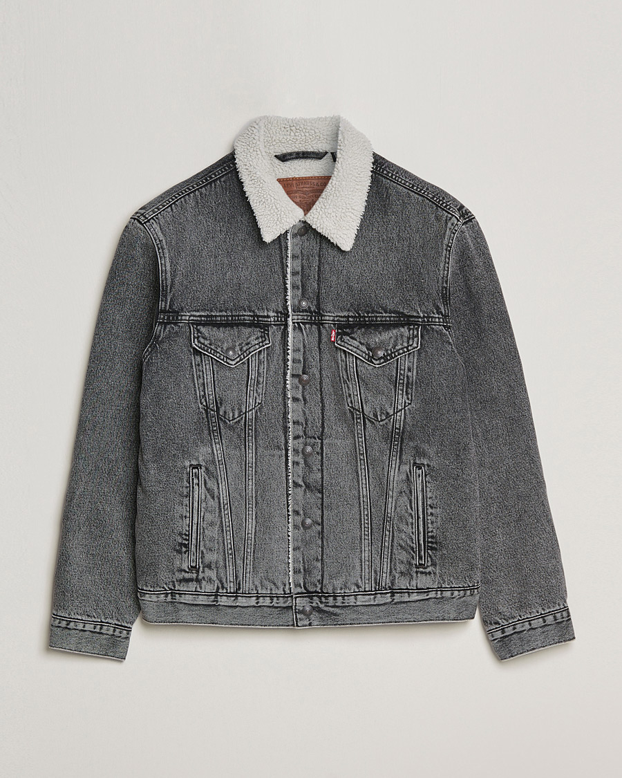 Herre | Jakker | Levi's | Type III Sherpa Trucker Medium Gray