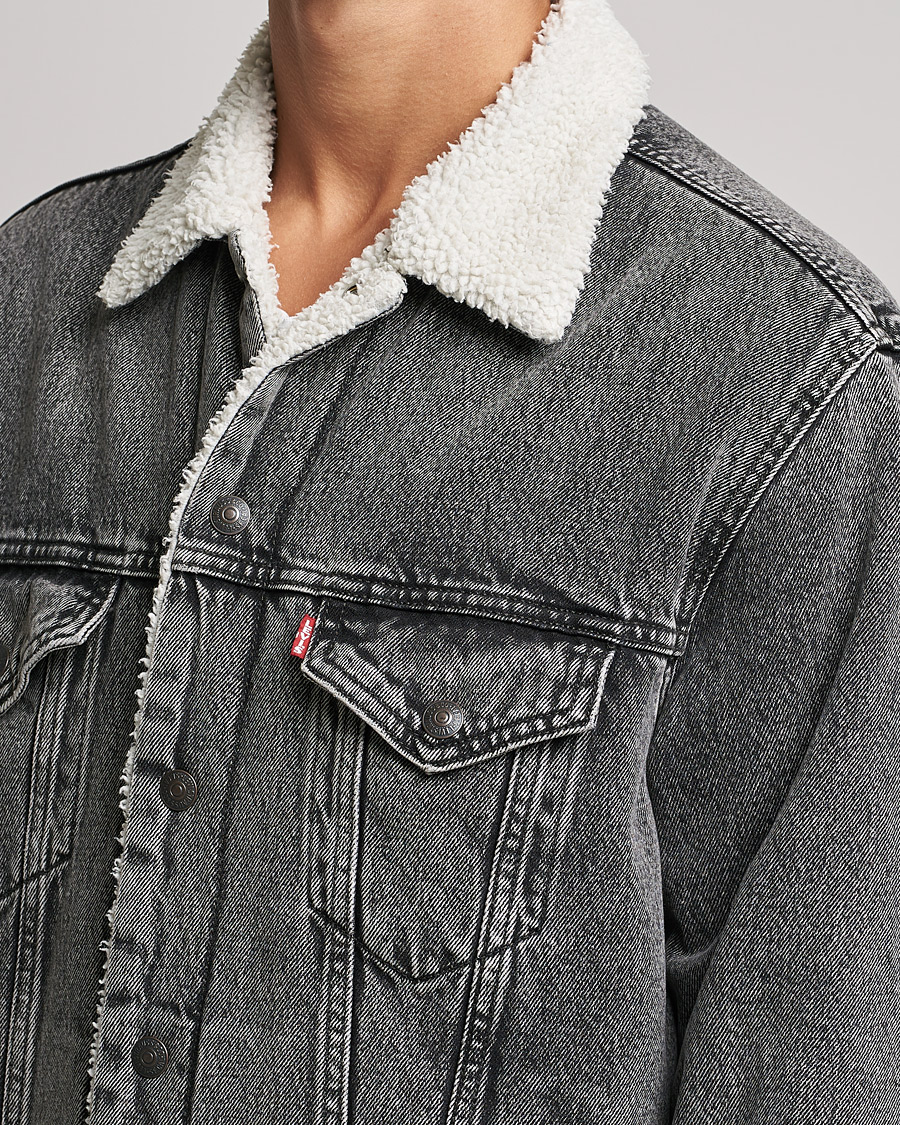 Herre | Jakker | Levi's | Type III Sherpa Trucker Medium Gray