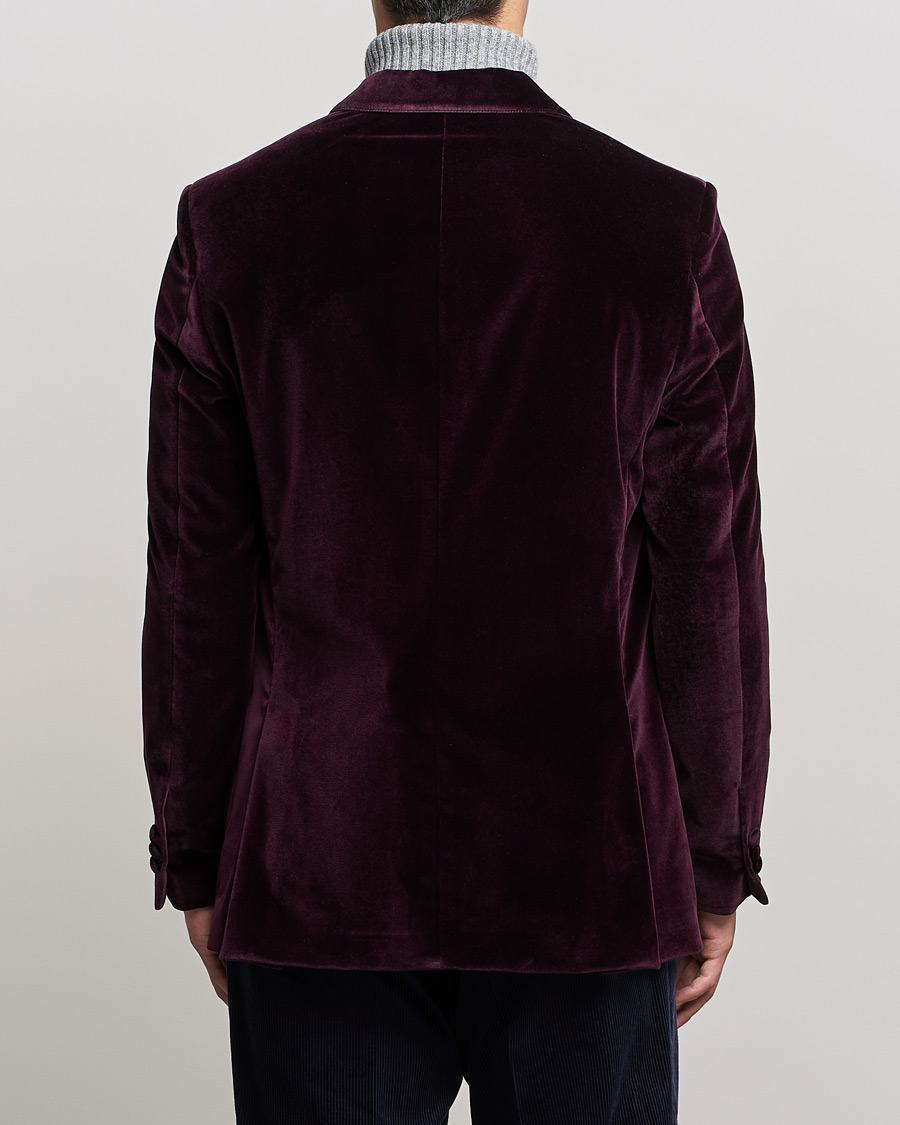 Herre | Dressjakker | Etro | Velvet Blazer Burgundy