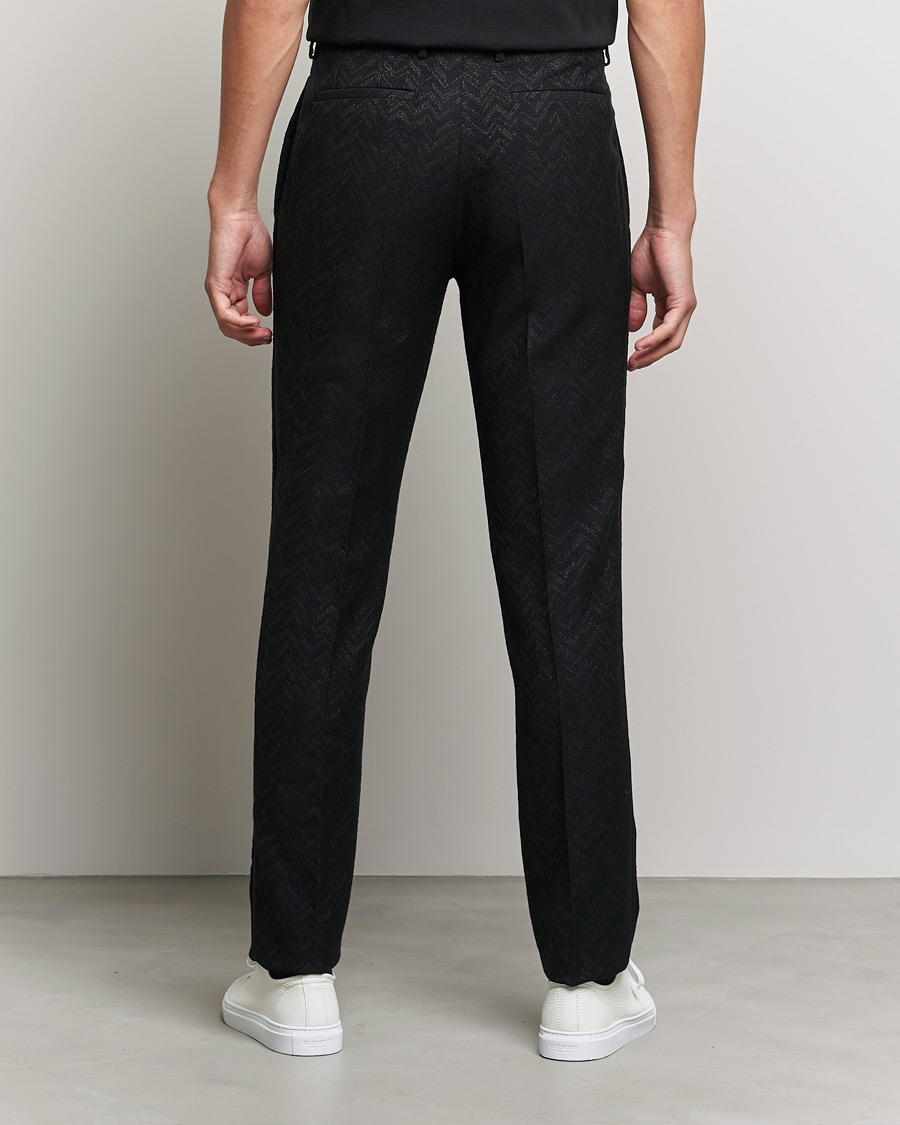 Herre | Bukser | Etro | Flat Front Evening Trousers Black