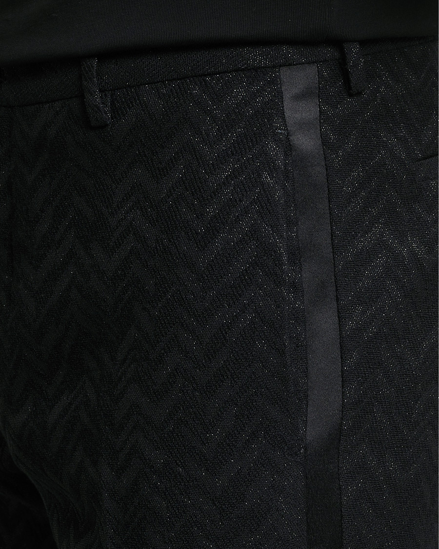 Herre | Bukser | Etro | Flat Front Evening Trousers Black