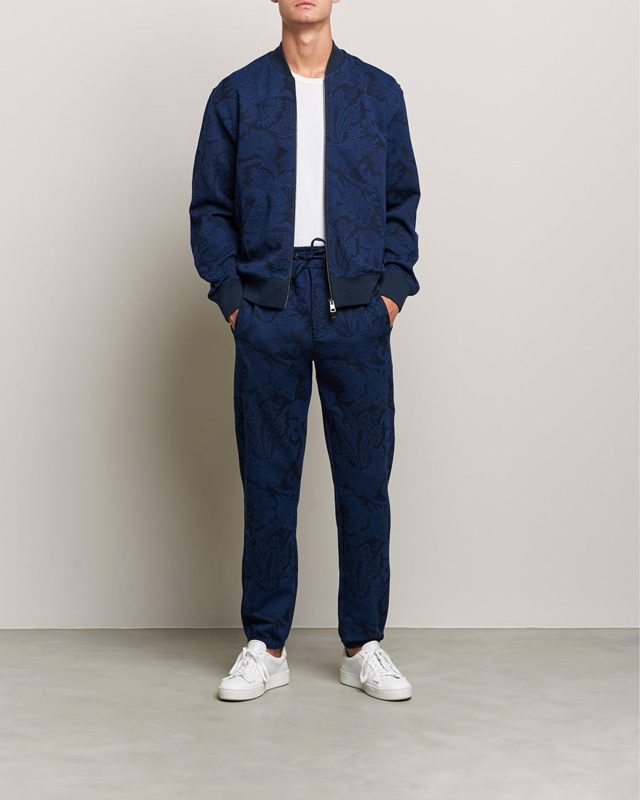 Herre | Gensere | Etro | Printed Bomber Sweat Navy