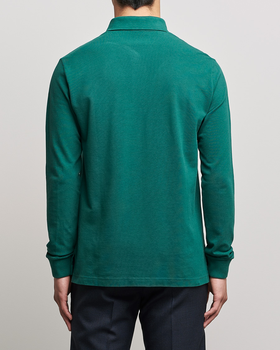 Herre | Gensere | Etro | Long Sleeve Contrast Paisley Polo Emerald