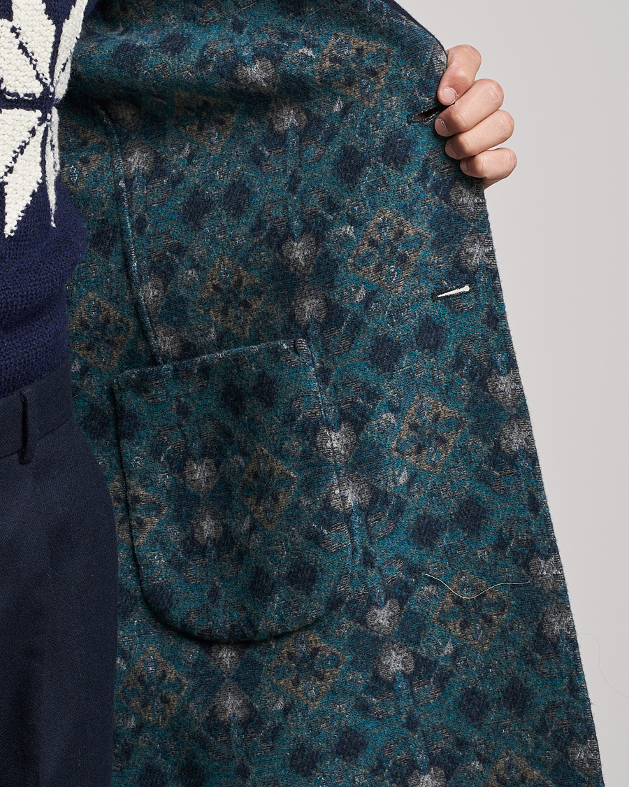 Herre | Jakker | Etro | Deconstructed Reversible Coat Navy