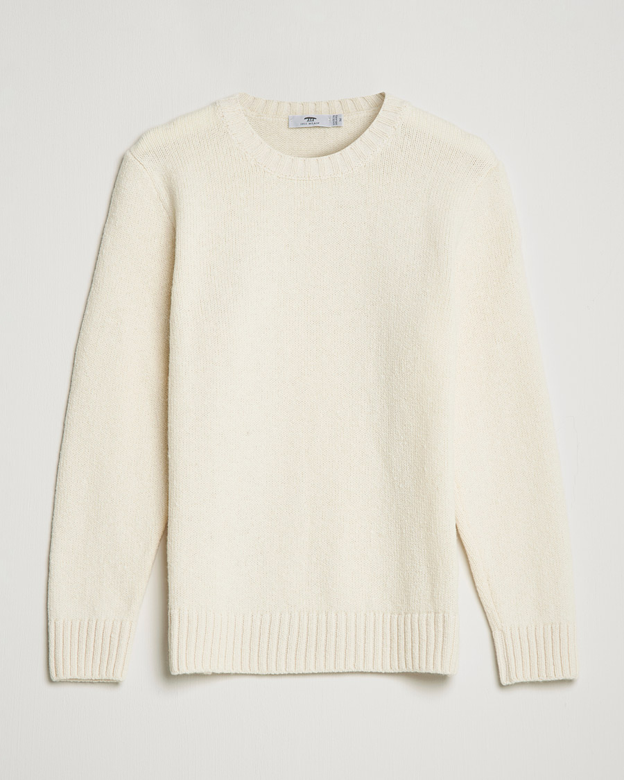 Herre | Gensere | Inis Meáin | Wool/Cashmere Crew Neck White