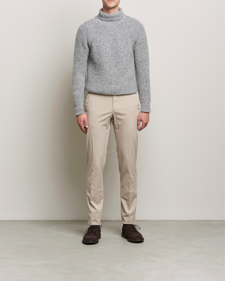 Herre | Gensere | Inis Meáin | Wool/Cashmere Boatbuilder Turtleneck Grey