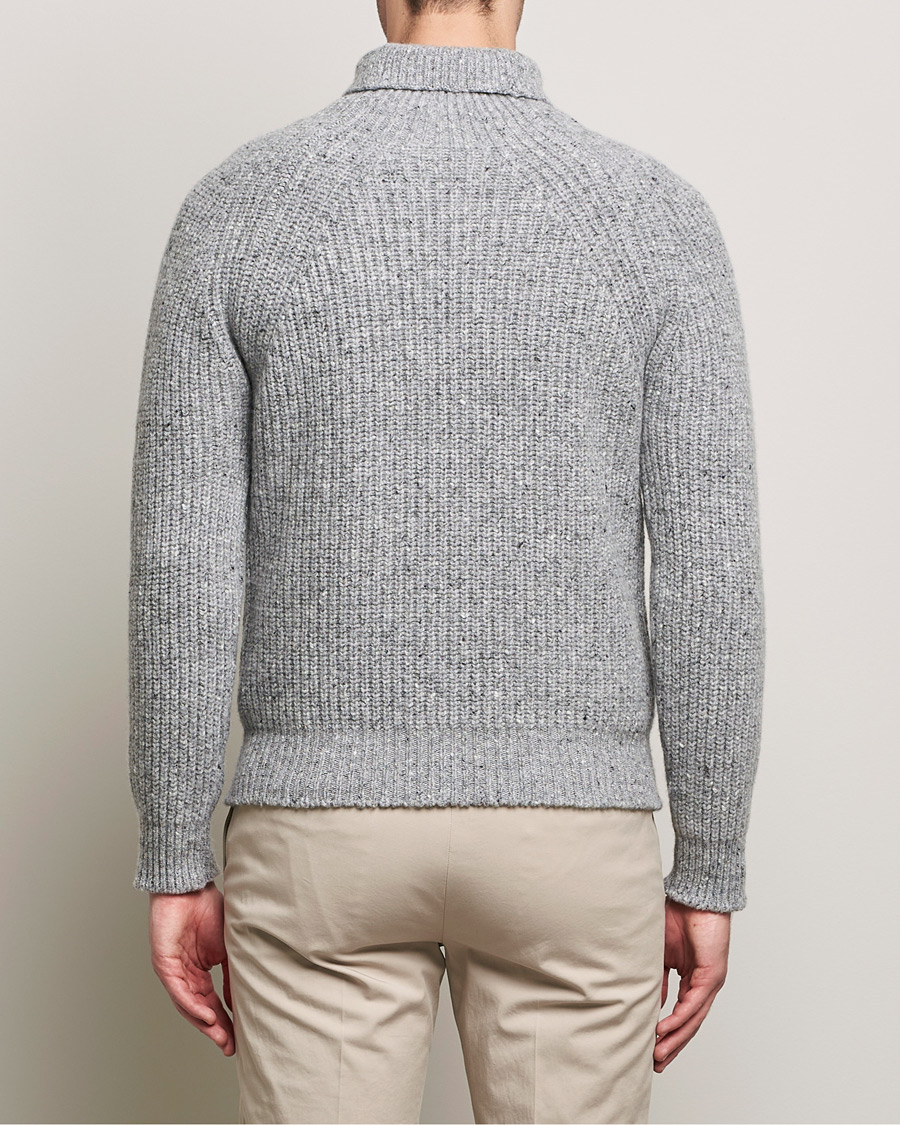 Herre | Gensere | Inis Meáin | Wool/Cashmere Boatbuilder Turtleneck Grey