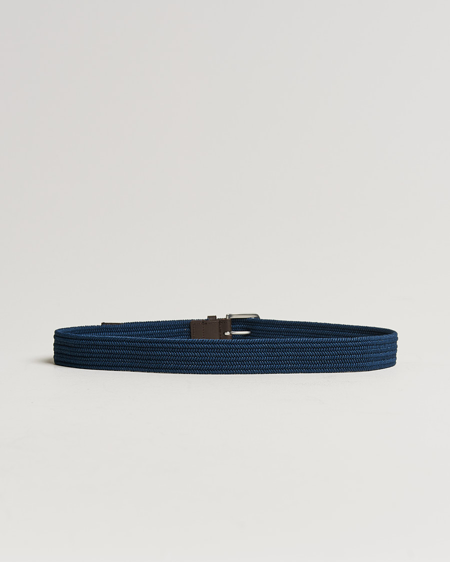 Herre |  | Polo Ralph Lauren | Braided Elastic Belt Navy