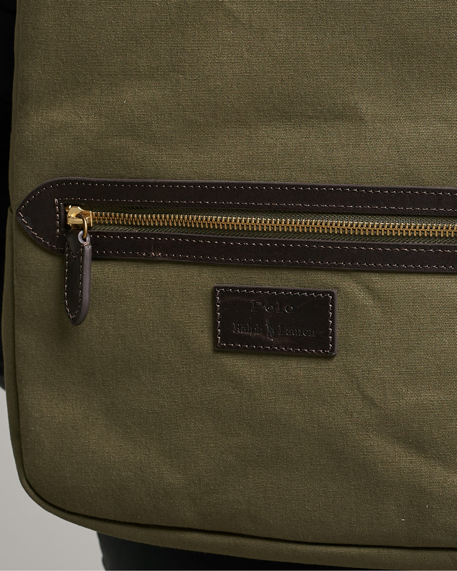 Herre | Polo Ralph Lauren Canvas Backpack Defender Green | Polo Ralph Lauren | Canvas Backpack Defender Green