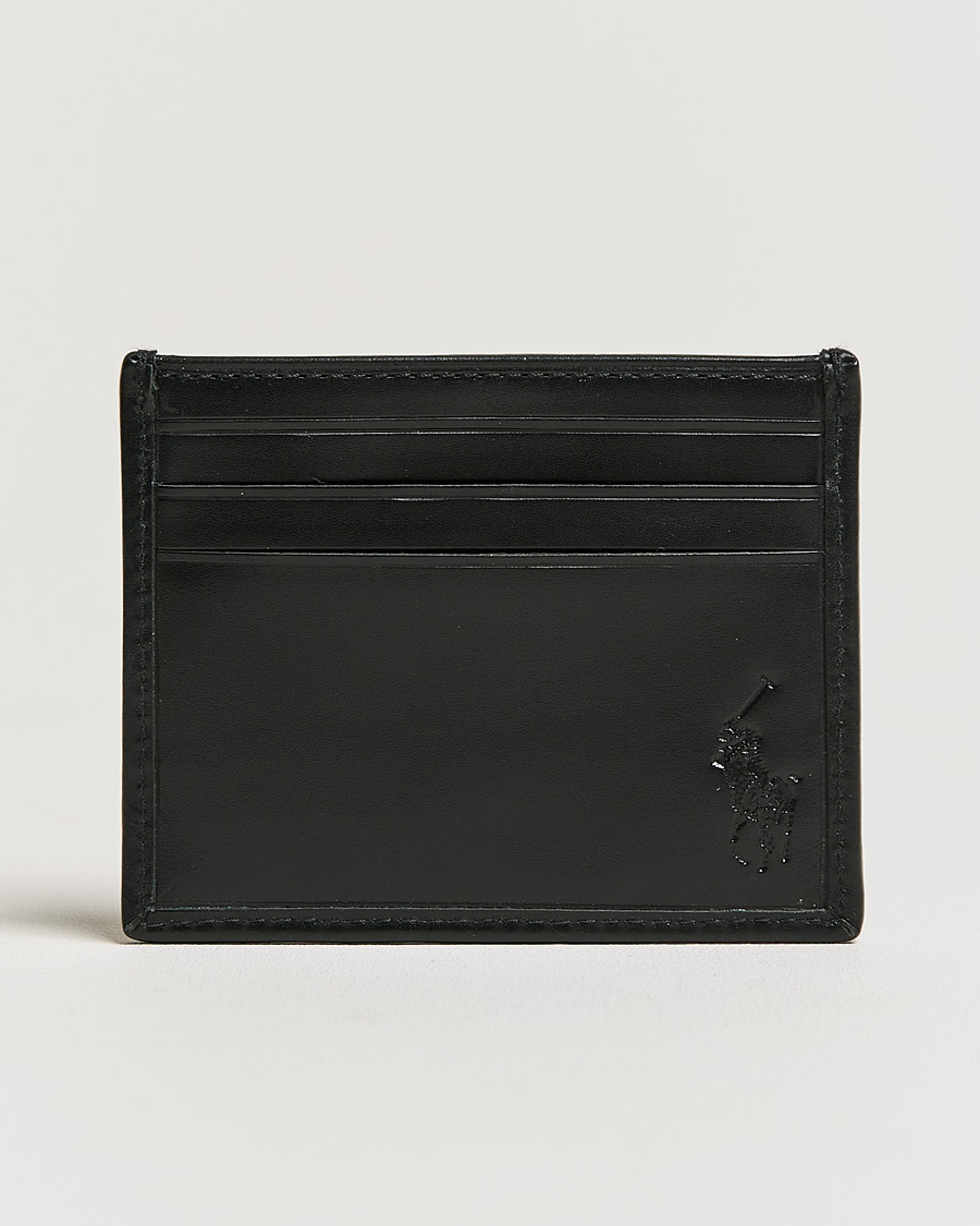 Herre | Lojalitetstilbud | Polo Ralph Lauren | All Over PP Leather Credit Card Holder Black/White