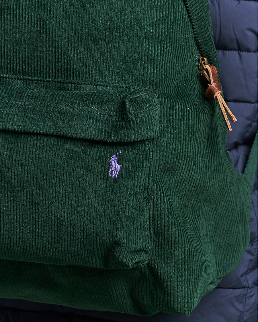 Herre | Polo Ralph Lauren Corduroy Backpack College Gren | Polo Ralph Lauren | Corduroy Backpack College Gren