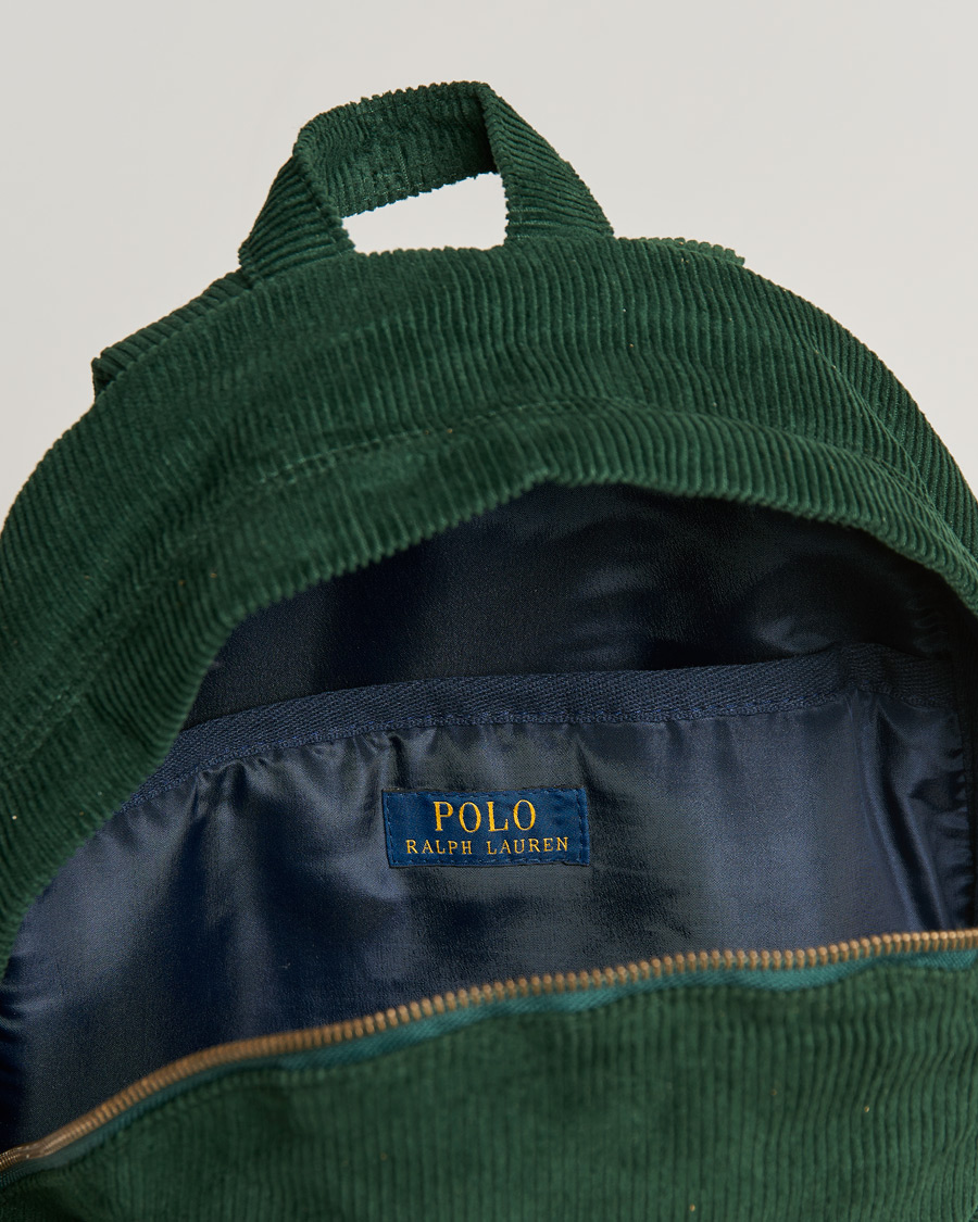 Herre | Polo Ralph Lauren Corduroy Backpack College Gren | Polo Ralph Lauren | Corduroy Backpack College Gren