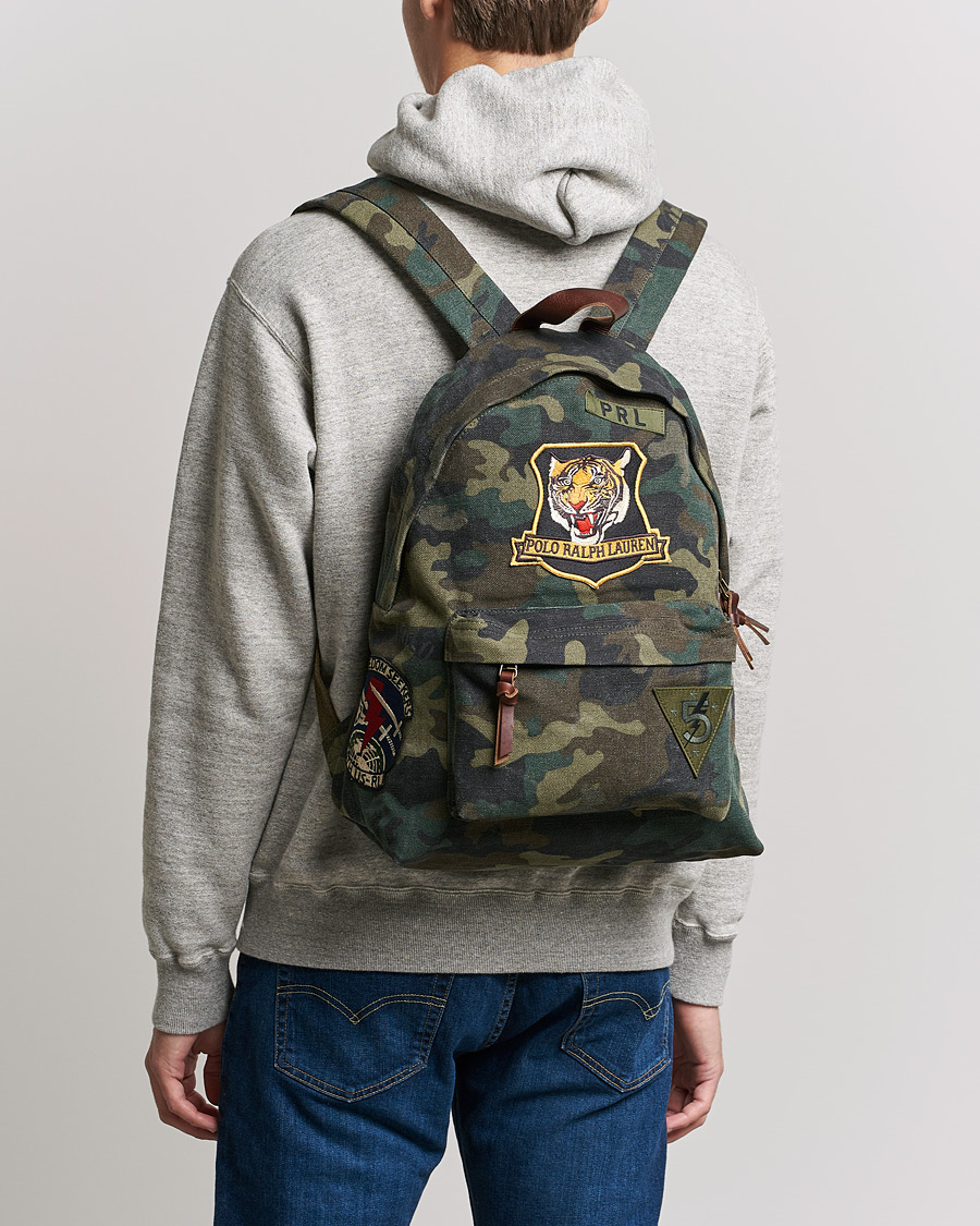 Herre | Polo Ralph Lauren Canvas Backpack Camo | Polo Ralph Lauren | Canvas Backpack Camo