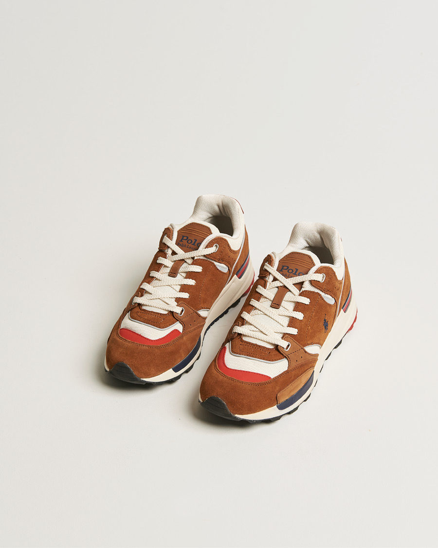Herre | Sko i mokka | Polo Ralph Lauren | Trackstr 200 Sneaker Teak