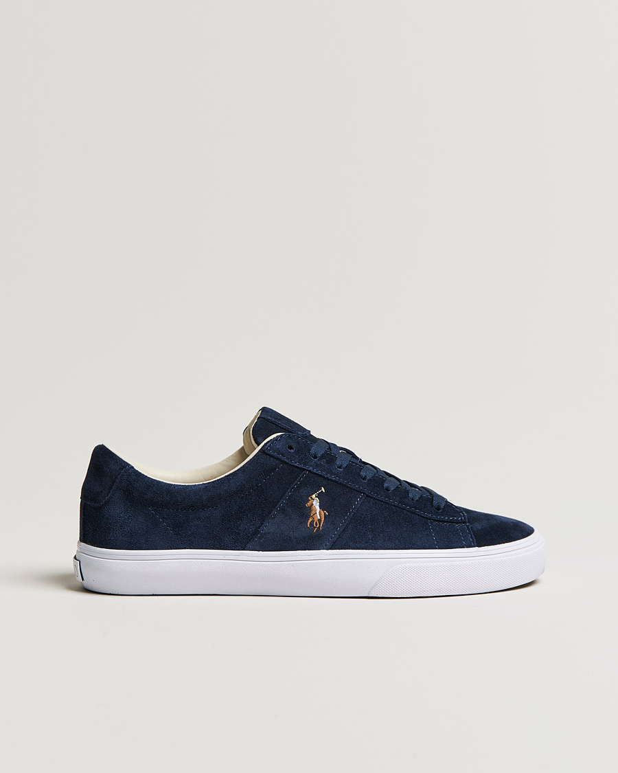 Herre | Polo Ralph Lauren Sayer Suede Sneaker Hunter Navy | Polo Ralph Lauren | Sayer Suede Sneaker Hunter Navy