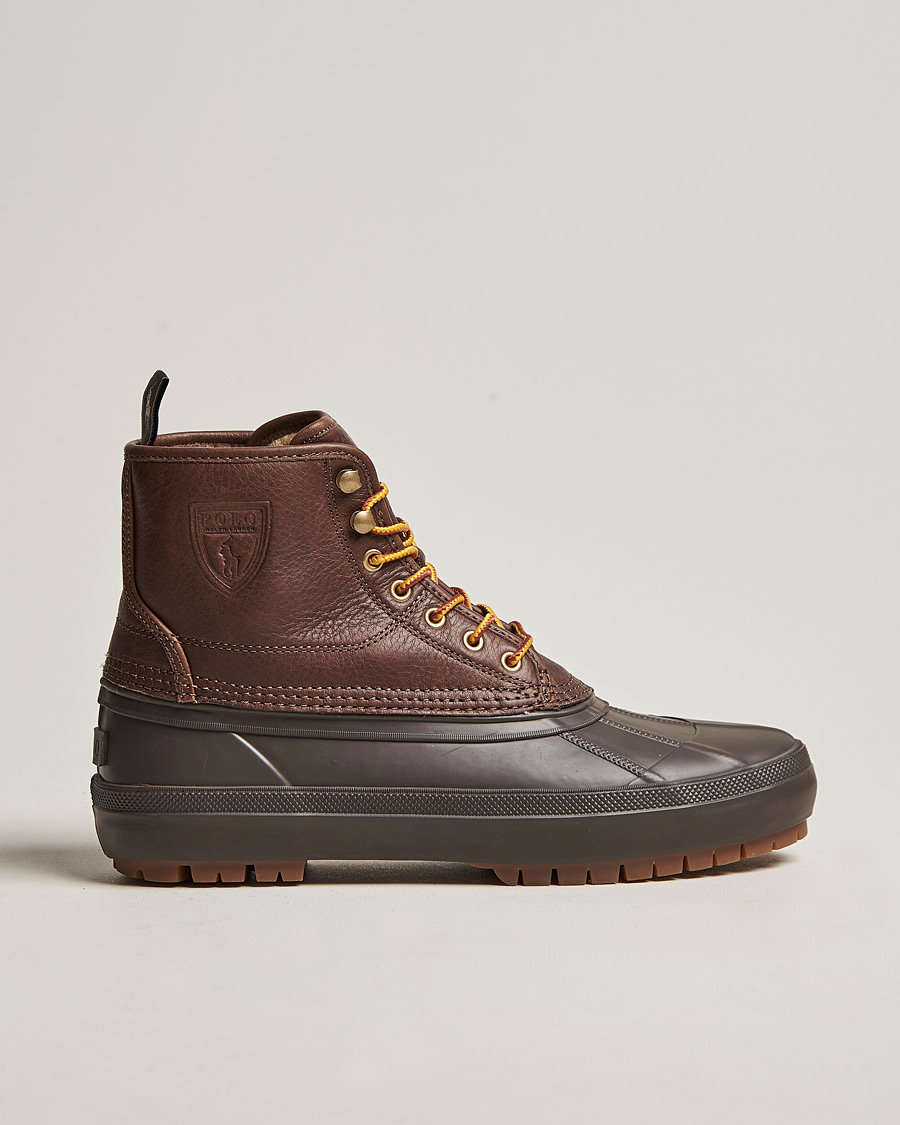Herre | Polo Ralph Lauren Claus Leather Boots Dark Brown | Polo Ralph Lauren | Claus Leather Boots Dark Brown