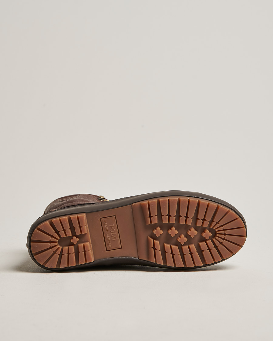Herre | Polo Ralph Lauren Claus Leather Boots Dark Brown | Polo Ralph Lauren | Claus Leather Boots Dark Brown