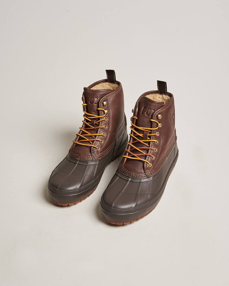 Herre | Snørestøvler | Polo Ralph Lauren | Claus Leather Boots Dark Brown
