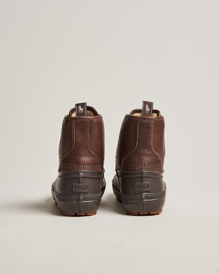 Herre | Polo Ralph Lauren Claus Leather Boots Dark Brown | Polo Ralph Lauren | Claus Leather Boots Dark Brown
