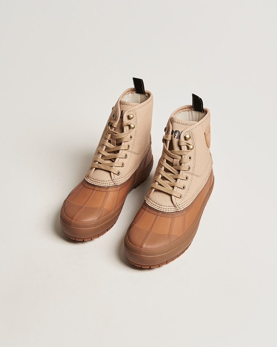 Herre |  | Polo Ralph Lauren | Claus Waxed Canvas Boots Vintage Khaki