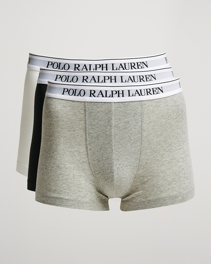 Herre | Undertøy | Polo Ralph Lauren | 3-Pack Trunk Grey/Black/White