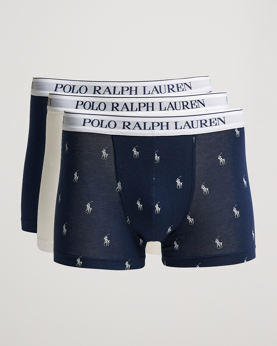 Herre |  | Polo Ralph Lauren | 3-Pack Trunk Navy/White/Navy Pony