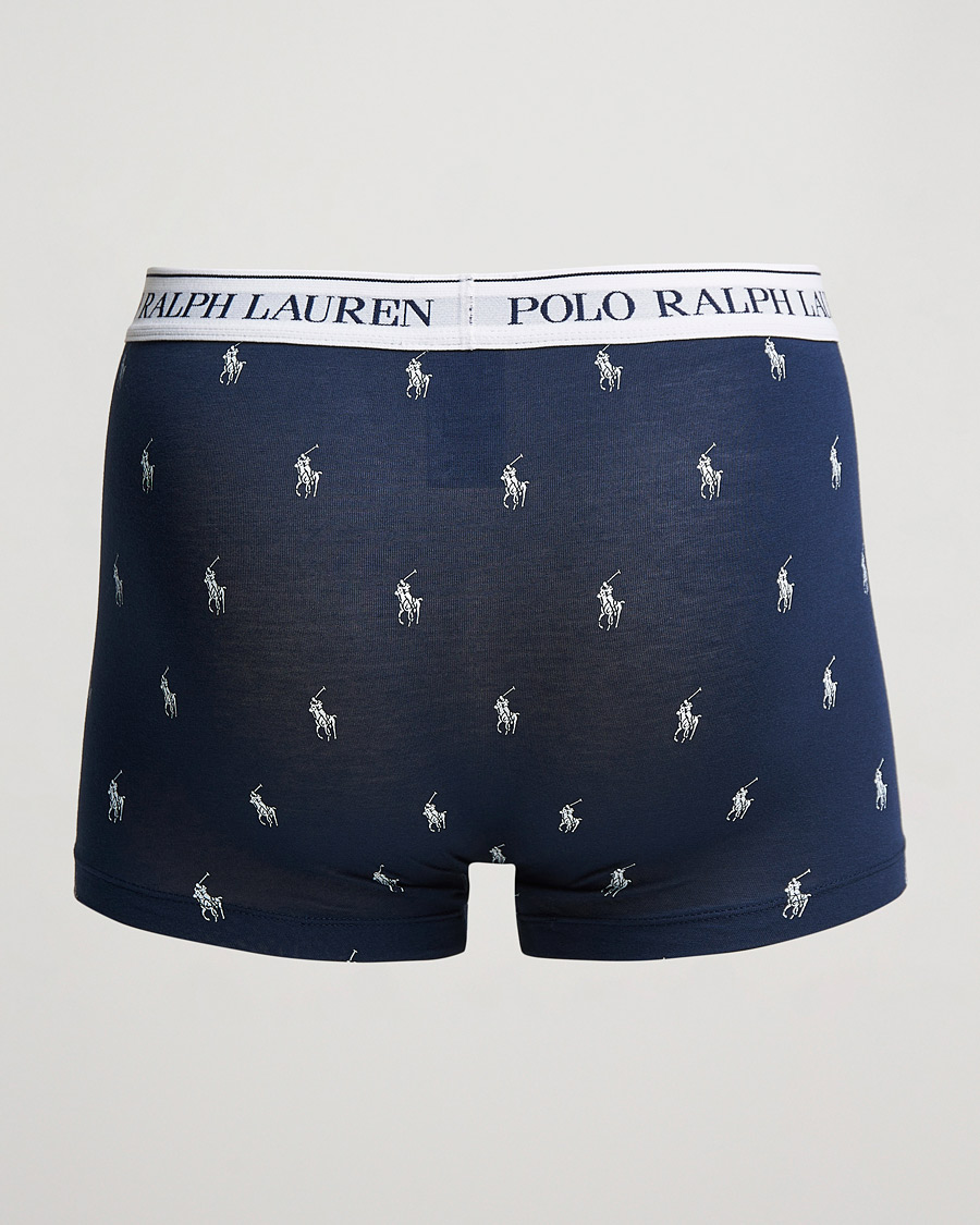Herre | Undertøy | Polo Ralph Lauren | 3-Pack Trunk Navy/Navy Pony/Navy