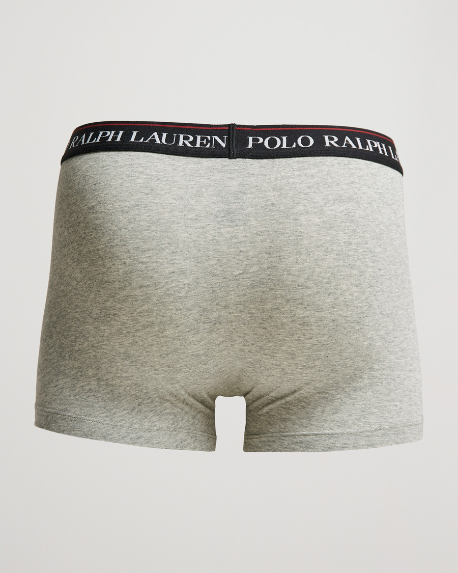 Herre | Undertøy | Polo Ralph Lauren | 3-Pack Trunk Grey/Red Pony/Black