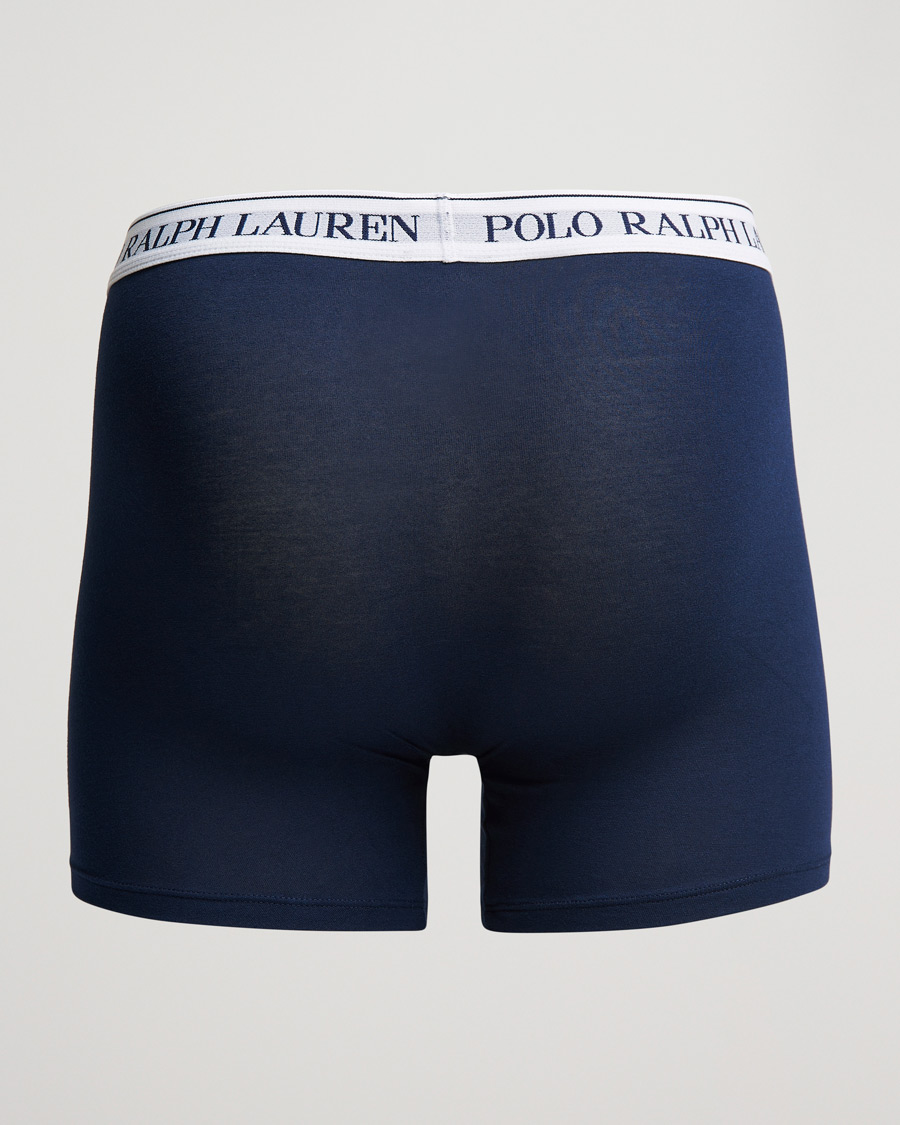 Herre | Undertøy | Polo Ralph Lauren | 3-Pack Boxer Brief Navy/White/Navy Pony