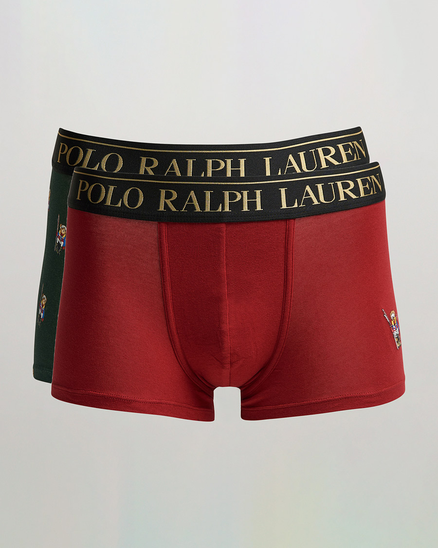Herre | Undertøy | Polo Ralph Lauren | 2-Pack Gift Box Trunks Red/College Green