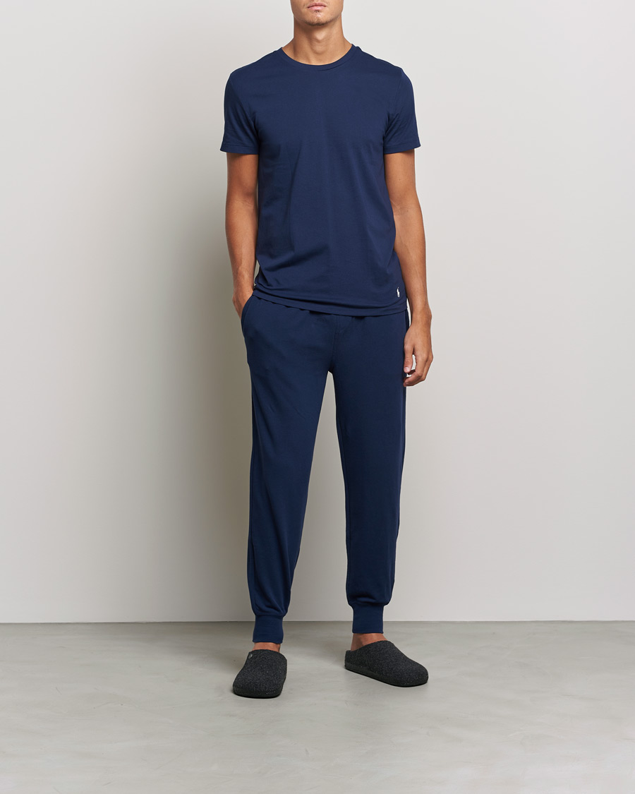 Herre | T-Shirts | Polo Ralph Lauren | 3-Pack Crew Neck T-Shirt Navy