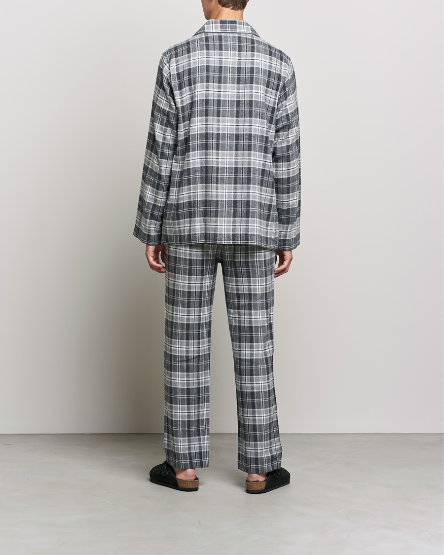 Herre | Pyjamaser og badekåper | Polo Ralph Lauren | Checked Flannel Pyjama Set Grey Heather